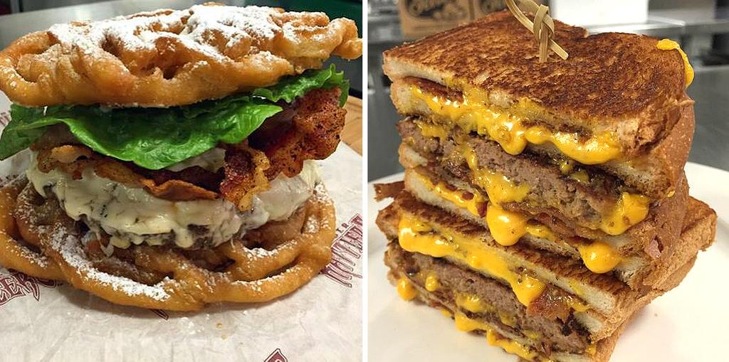 ... Baseball Team Trying To Kill Fans With Funnel Cake Bacon Cheeseburger