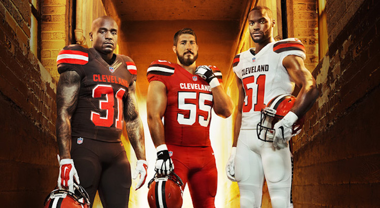 Cleveland Browns New Uniforms Are Unveiled. Yay.