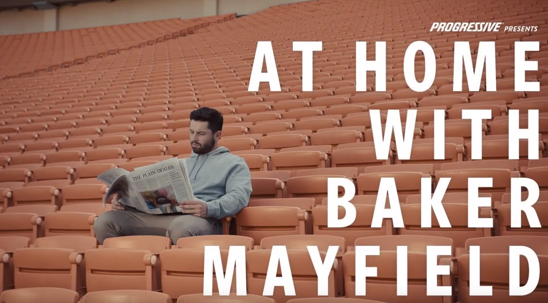 Baker Mayfield and Wife Emily Are New Stars of Progressive 'At Home